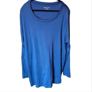 037 AVA & VIV 3X LONG SLEEVE BLOUSE